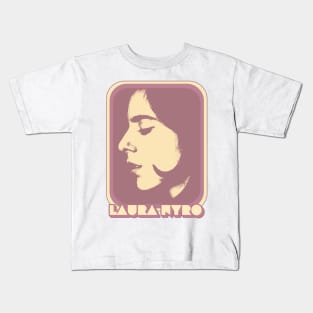 Laura Nyro /// Retro 70s Style Fan Art Design Kids T-Shirt